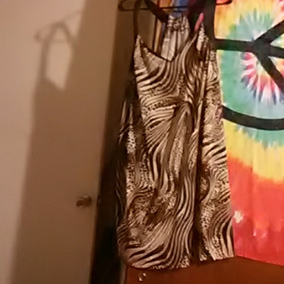 Animal Print sleeveless razorback Mini - Picture 2 of 5